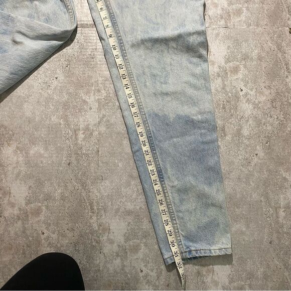 Vintage Levis 551 Thrashed Bleached Baggy Taper Mom Jean 32" Y2K - Picture 5 of 8